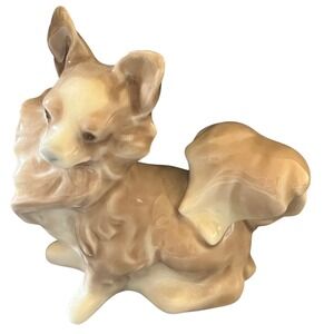 Lladro Chihuahua Dog Figurine Gres Glazed Spanish Art Pottery Pet Puppy